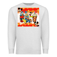 Oatmeal Heather cartoon characters coffee cups Premium Sweatshirt - Zillion Design Studio