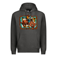 Charcoal Heather rodeo cowboy Premium Hoodie - JahusDesignShop