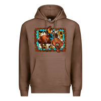 Chestnut rodeo cowboy Premium Hoodie - JahusDesignShop