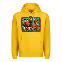 Lemon rodeo cowboy Premium Hoodie - JahusDesignShop