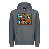 Rock rodeo cowboy Premium Hoodie - JahusDesignShop