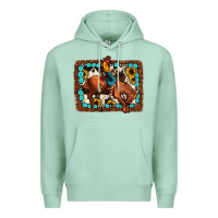 Seafoam rodeo cowboy Premium Hoodie - JahusDesignShop
