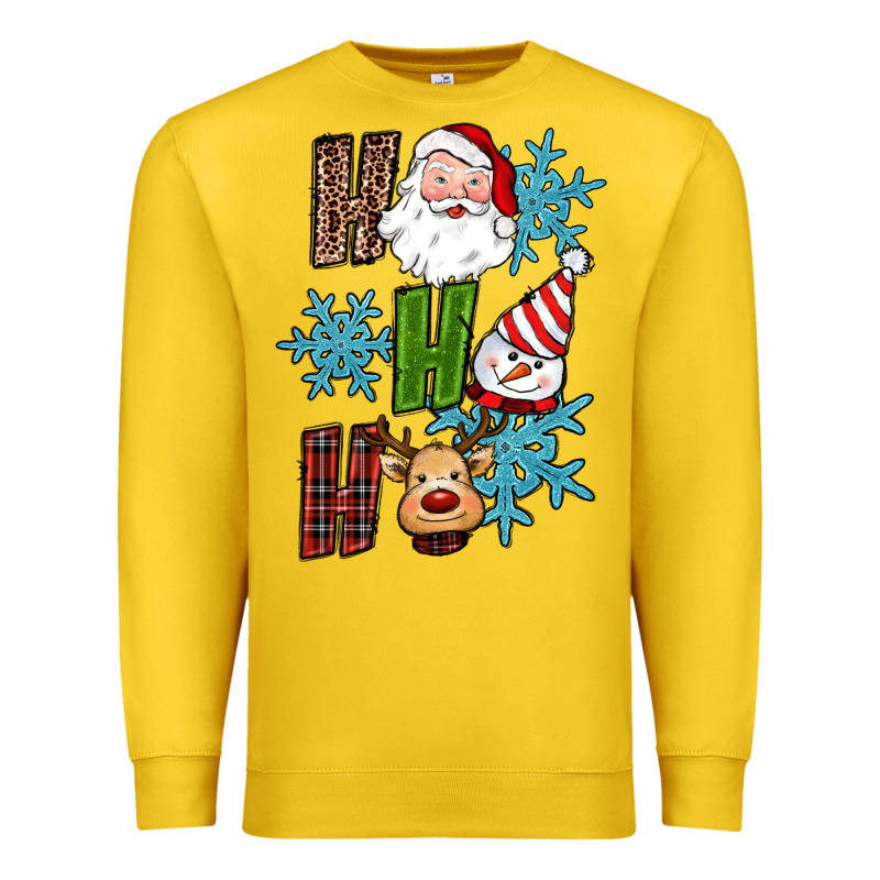 Ho Ho Ho Christmas Premium Sweatshirt by RanaPortraitStore | Teevron
