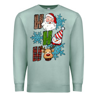 Seafoam ho ho ho christmas Premium Sweatshirt - RanaPortraitStore
