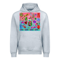 Heather Grey candy Urban Hoodie - AdoDesignShop
