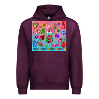 Mauve Wine candy Urban Hoodie - AdoDesignShop