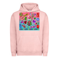 Pigment Salmon candy Urban Hoodie - AdoDesignShop