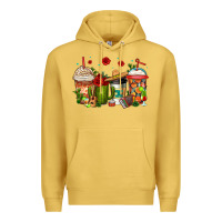 Antique Gold cinco de mayo coffee cups Premium Hoodie - Jasminsmagicworld