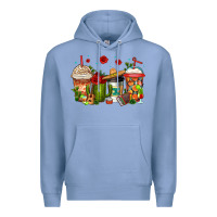 Colony Blue cinco de mayo coffee cups Premium Hoodie - Jasminsmagicworld