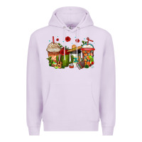 Lilac cinco de mayo coffee cups Premium Hoodie - Jasminsmagicworld