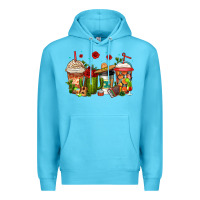 Ocean Blue cinco de mayo coffee cups Premium Hoodie - Jasminsmagicworld
