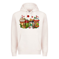 Pale Pink cinco de mayo coffee cups Premium Hoodie - Jasminsmagicworld