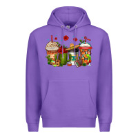 Purple cinco de mayo coffee cups Premium Hoodie - Jasminsmagicworld