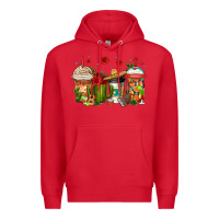 Red cinco de mayo coffee cups Premium Hoodie - Jasminsmagicworld