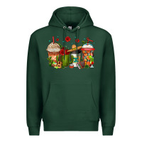 Sports Green cinco de mayo coffee cups Premium Hoodie - Jasminsmagicworld