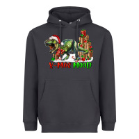 T Rex X Mas Mood Heavyweight Hoodie | Teevron