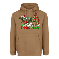 Toasted Coconut t rex x mas mood Heavyweight Hoodie - RanaPortraitStore