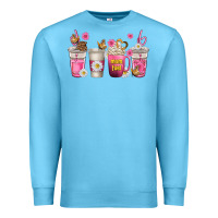 Ocean Blue mom fuel coffee cups Premium Sweatshirt - texasbilliewilder
