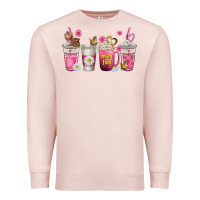 Pale Pink mom fuel coffee cups Premium Sweatshirt - texasbilliewilder