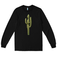Black cactus Long Sleeve Tee - BarkalooDesign