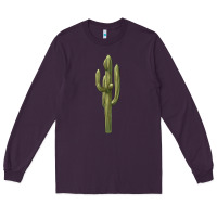 Plum cactus Long Sleeve Tee - BarkalooDesign