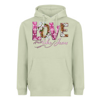 Matcha love like jesus Heavyweight Hoodie - texasbilliewilder