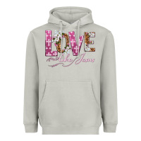 Moon Dust love like jesus Heavyweight Hoodie - texasbilliewilder