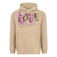 Mushroom love like jesus Heavyweight Hoodie - texasbilliewilder
