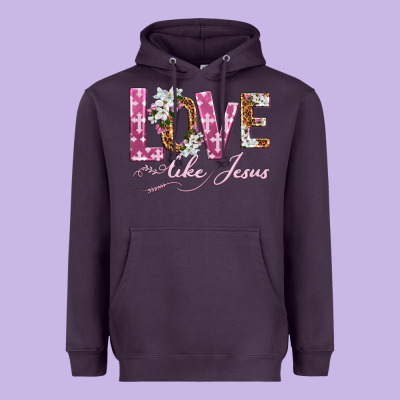 Love Like Jesus Heavyweight Hoodie Designed By Texasbilliewilder