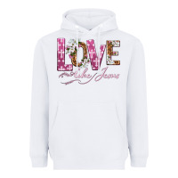White love like jesus Heavyweight Hoodie - texasbilliewilder