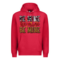 Cardinal be mine be mine be mine Premium Hoodie - AdoDesignShop