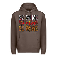 Coffee be mine be mine be mine Premium Hoodie - AdoDesignShop