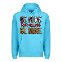 Ocean Blue be mine be mine be mine Premium Hoodie - AdoDesignShop