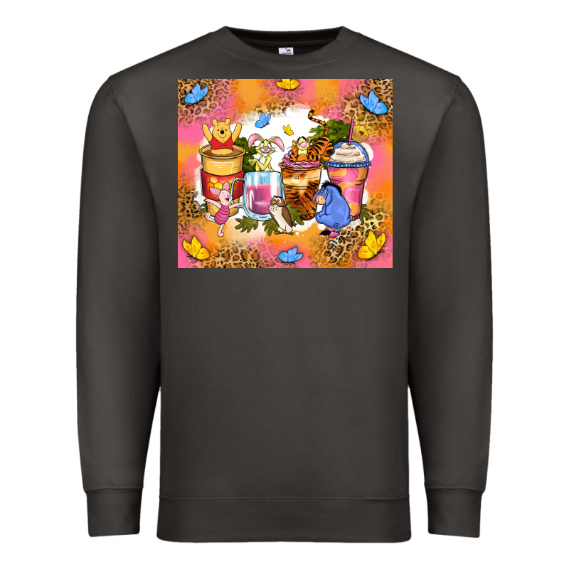 Cartoon Characters Coffee Cups Premium Sweatshirt by Zillion Design Studio | Teevron