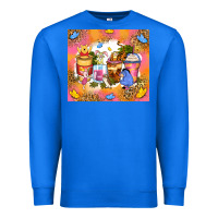 True Royal cartoon characters coffee cups Premium Sweatshirt - Zillion Design Studio