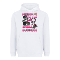White minding my own small business Heavyweight Hoodie - texasbilliewilder