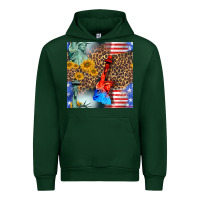 Forest Green statue of liberty american flag Urban Hoodie - BundleAndBundleShop