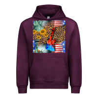 Mauve Wine statue of liberty american flag Urban Hoodie - BundleAndBundleShop