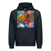 Navy statue of liberty american flag Urban Hoodie - BundleAndBundleShop