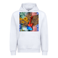 White statue of liberty american flag Urban Hoodie - BundleAndBundleShop