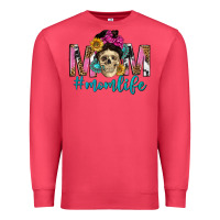 Cardinal mom life with skull Premium Sweatshirt - texasbilliewilder