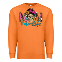 Carrot mom life with skull Premium Sweatshirt - texasbilliewilder