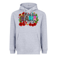 Heather Grey badass mama cita Heavyweight Hoodie - Zillion Design Studio
