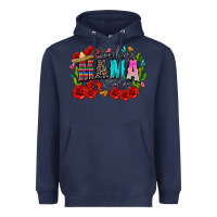 Navy badass mama cita Heavyweight Hoodie - Zillion Design Studio