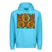 Ocean Blue our lady of guadalupe Premium Hoodie - JahusDesignShop