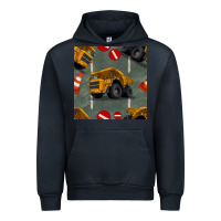 Navy dump truck seamles pattern Urban Hoodie - BundleAndBundleShop