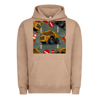 Pigment Burro dump truck seamles pattern Urban Hoodie - BundleAndBundleShop