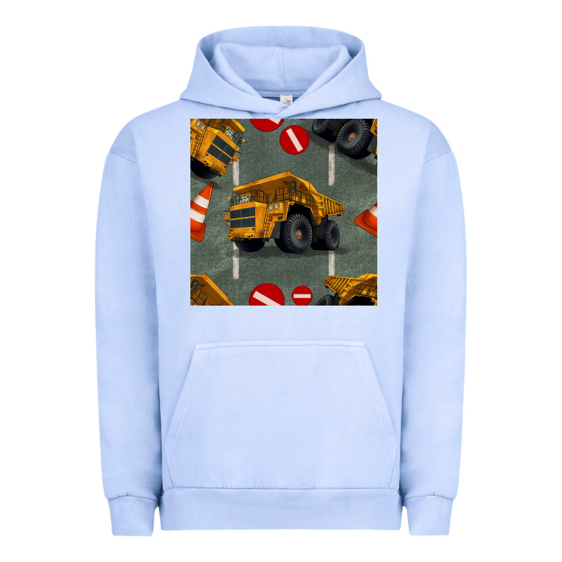 Dump Truck Seamles Pattern Urban Hoodie by BundleAndBundleShop | Teevron