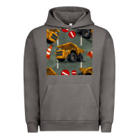 Pigment Tornado dump truck seamles pattern Urban Hoodie - BundleAndBundleShop