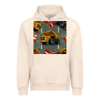 Sandshell dump truck seamles pattern Urban Hoodie - BundleAndBundleShop
